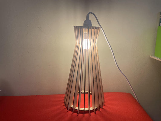 Sustainable Wood Lamp Shade - Radiant Flow